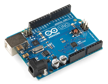 An Arduino Uno microcontroller